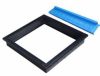 hd-0030 96mm section bar with flange air filter plastic frame